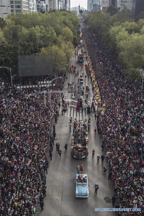 MEXICO-CIUDAD DE MEXICO-DIA DE MUERTOS-DESFILE