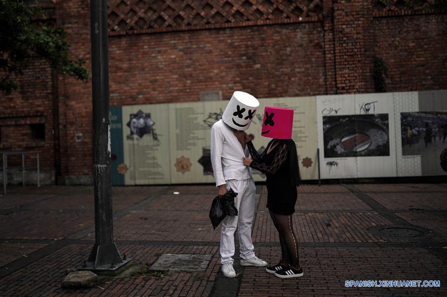 COLOMBIA-BOGOTA-MARCHA ZOMBIE