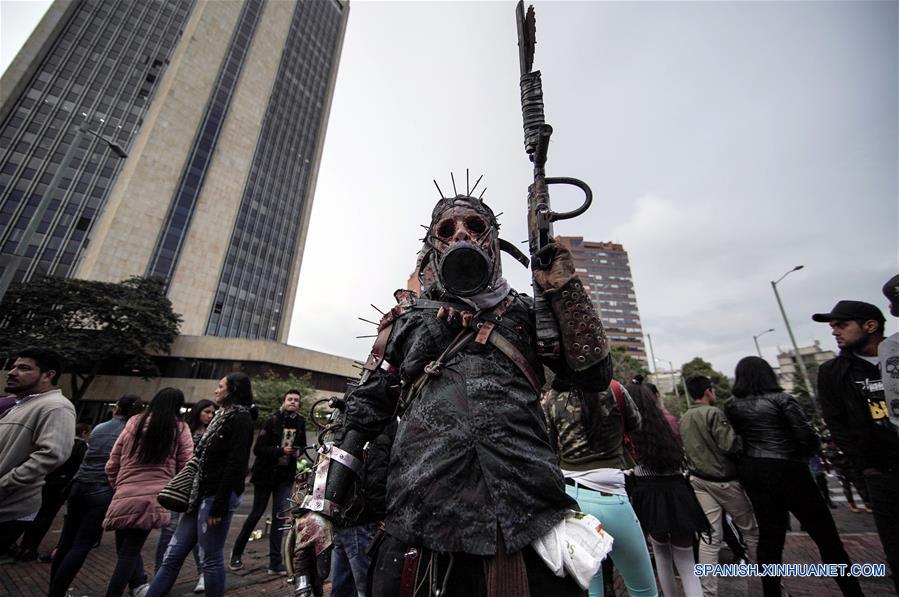 COLOMBIA-BOGOTA-MARCHA ZOMBIE