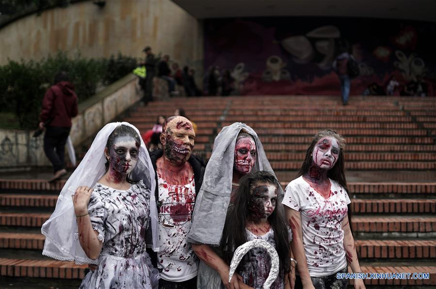 COLOMBIA-BOGOTA-MARCHA ZOMBIE