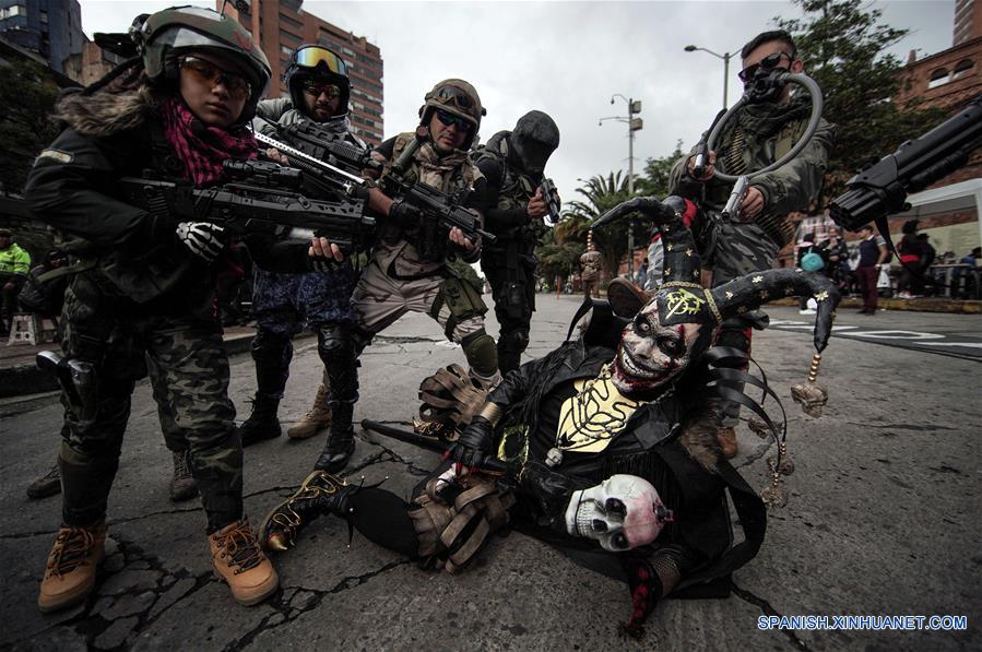 COLOMBIA-BOGOTA-MARCHA ZOMBIE