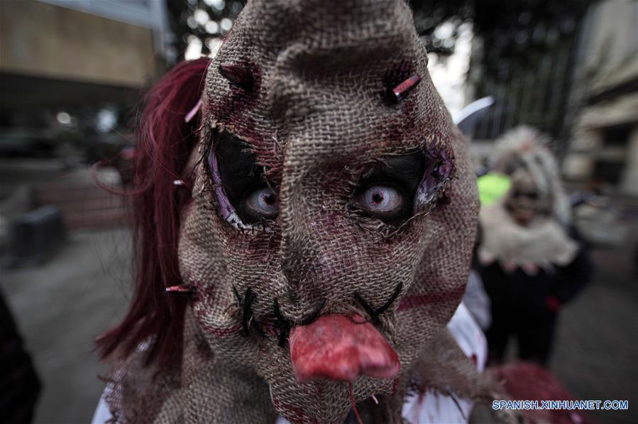 COLOMBIA-BOGOTA-MARCHA ZOMBIE