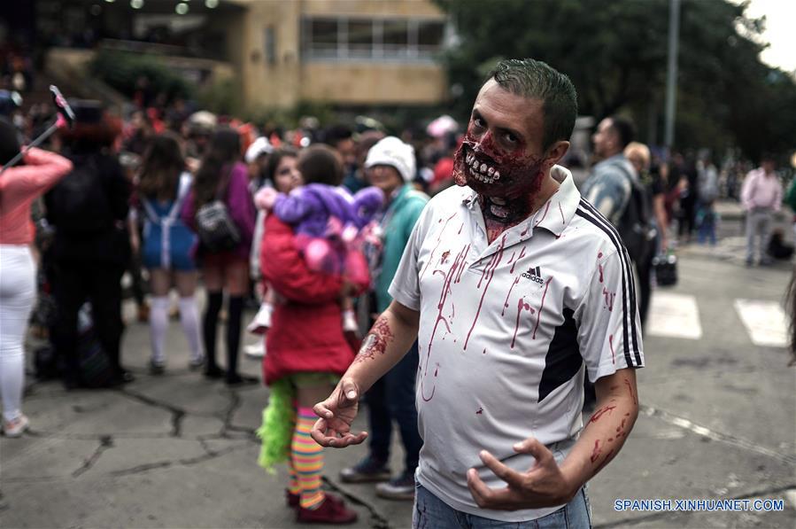 COLOMBIA-BOGOTA-MARCHA ZOMBIE
