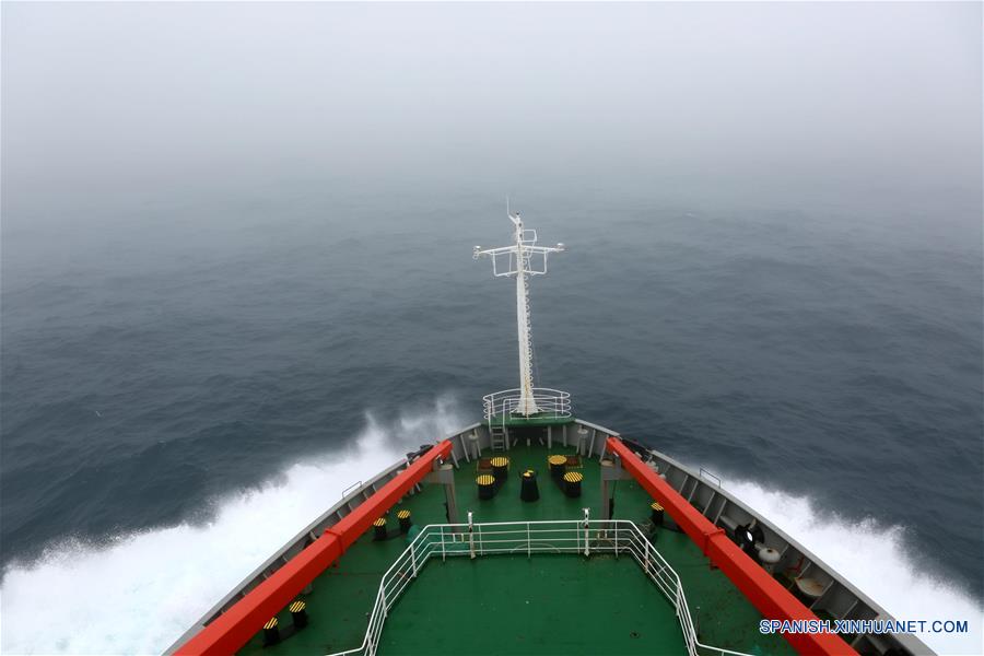 CHINA-A BORDO DEL XUELONG-EXPEDICION DE INVESTIGACION ANTARTICA-VIENTOS DEL OESTE