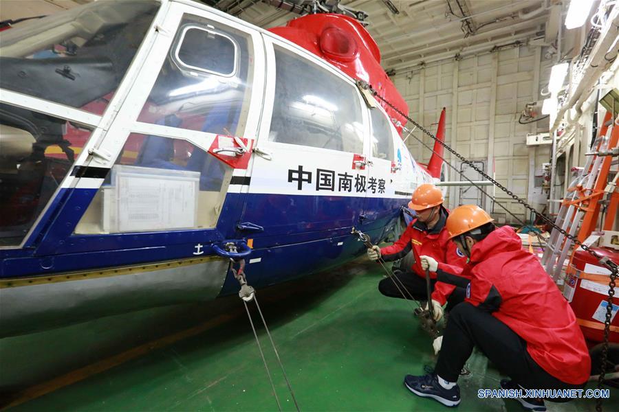 CHINA-A BORDO DEL XUELONG-EXPEDICION DE INVESTIGACION ANTARTICA-VIENTOS DEL OESTE