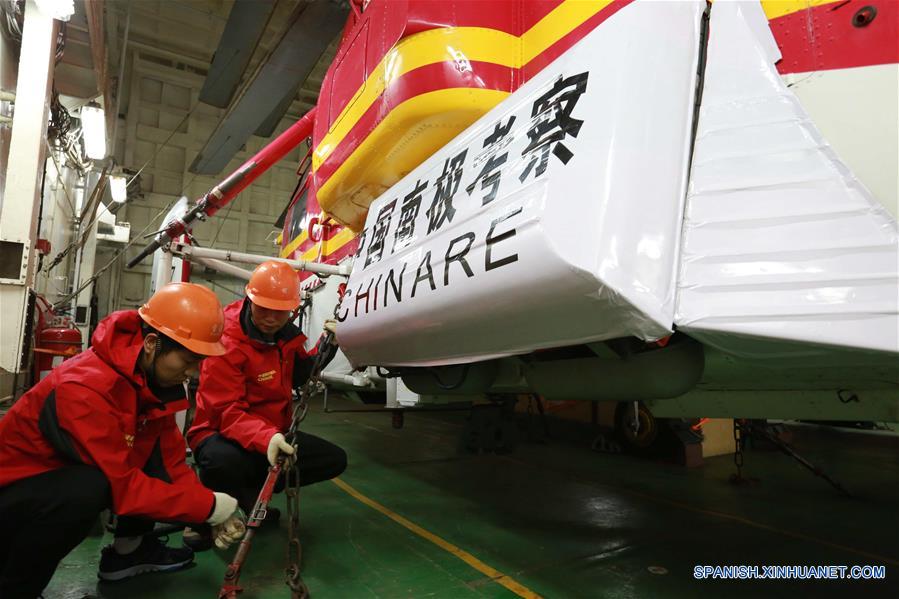 CHINA-A BORDO DEL XUELONG-EXPEDICION DE INVESTIGACION ANTARTICA-VIENTOS DEL OESTE