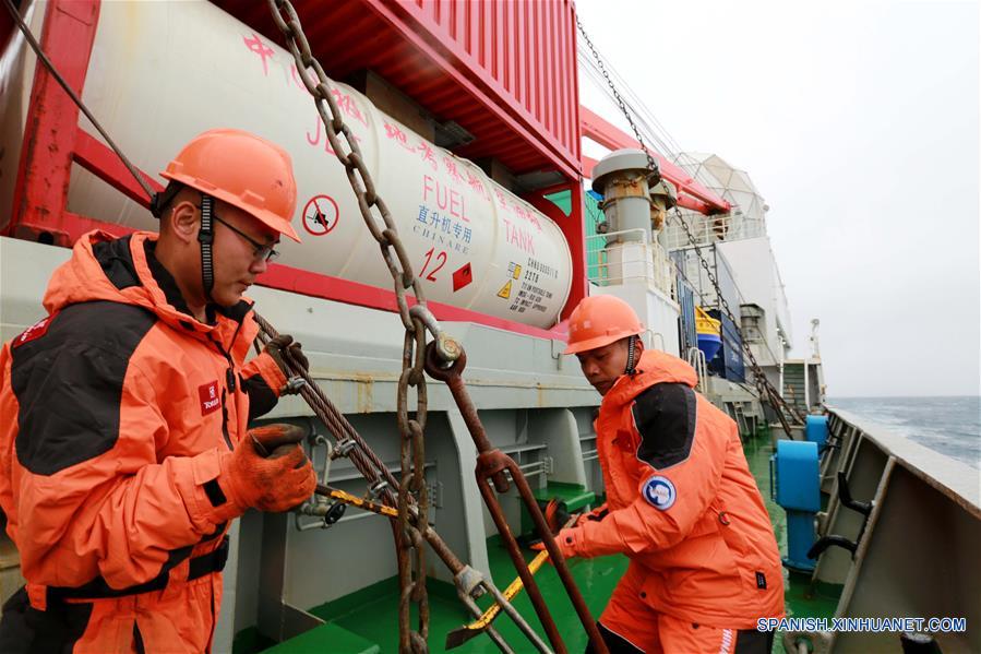 CHINA-A BORDO DEL XUELONG-EXPEDICION DE INVESTIGACION ANTARTICA-VIENTOS DEL OESTE