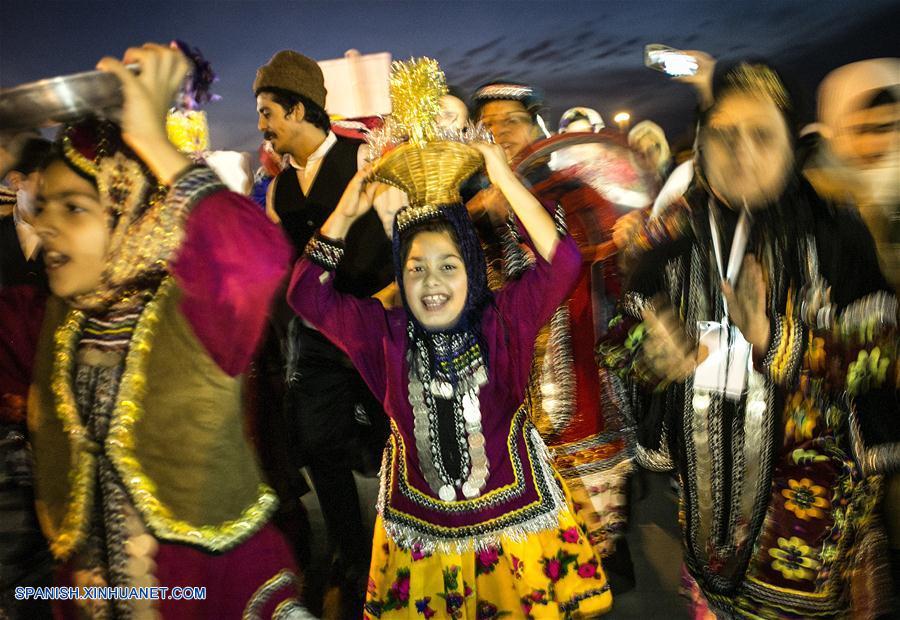 IRAN-GORGAN-FESTIVAL DE CULTURA DE LAS TRIBUS-CEREMONIA DE BODA