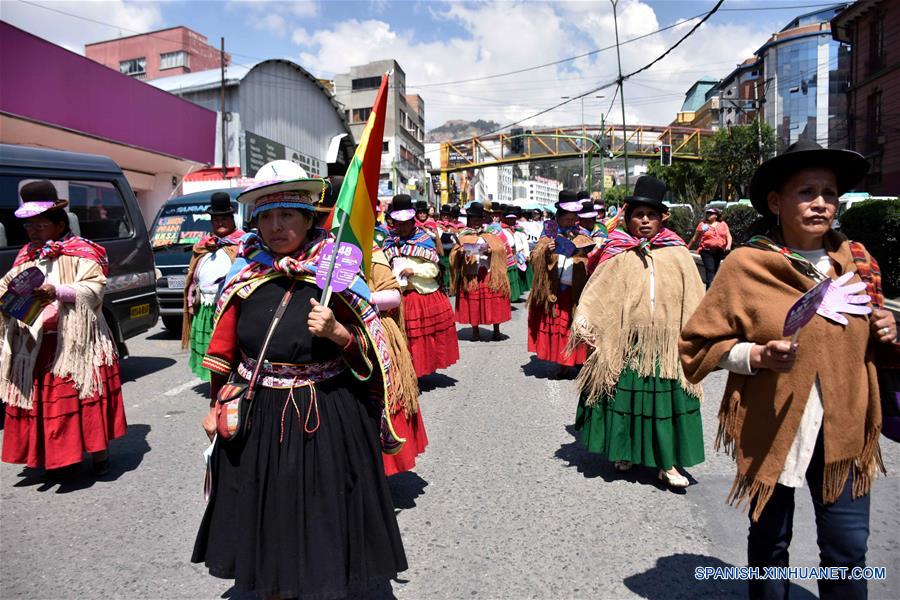BOLIVIA-LA PAZ-CONMEMORACION-MARCHA