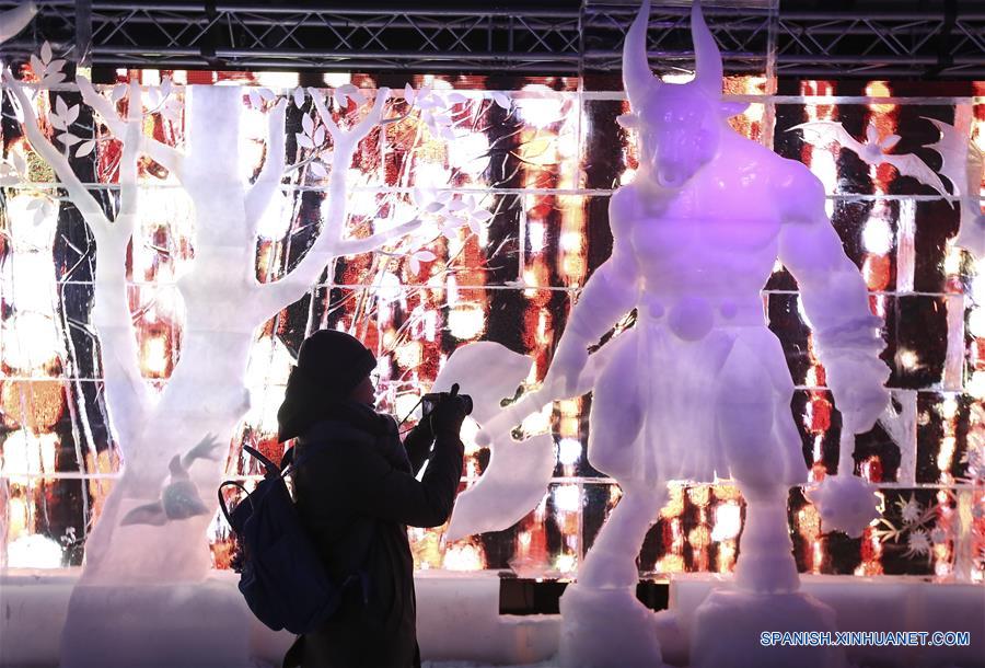 BELGICA-BRUJAS-ESCULTURA DE HIELO