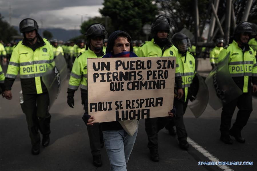 COLOMBIA-BOGOTA-PROTESTA