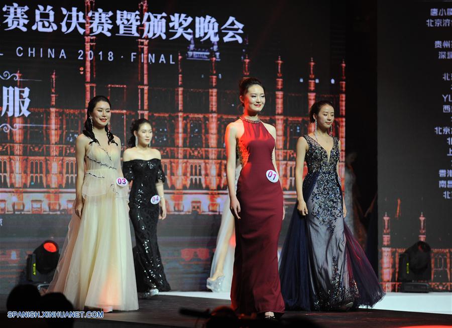 CHINA-BEIJING-MISS MUNDO CHINA 2018-FINAL