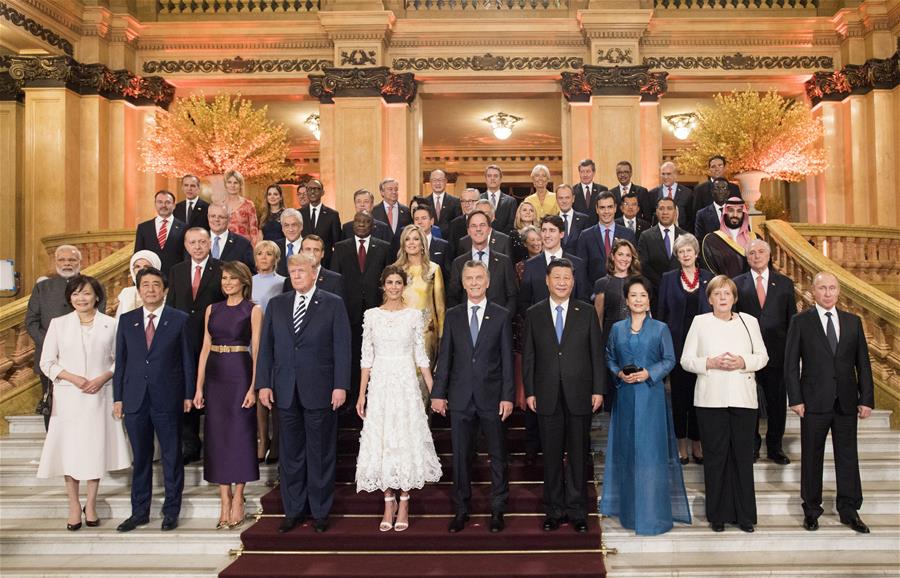 ARGENTINA-BUENOS AIRES-XI JINPING-PENG LIYUAN-FOTOGRAFIA GRUPAL