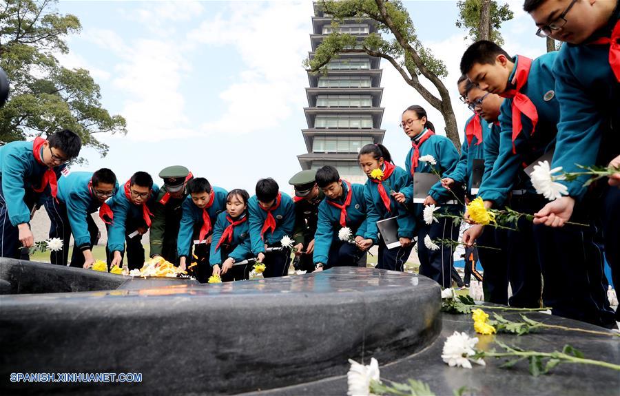 CHINA-SHANGHAI-VICTIMAS DE LA MASACRE DE NANJING-MEMORIAL
