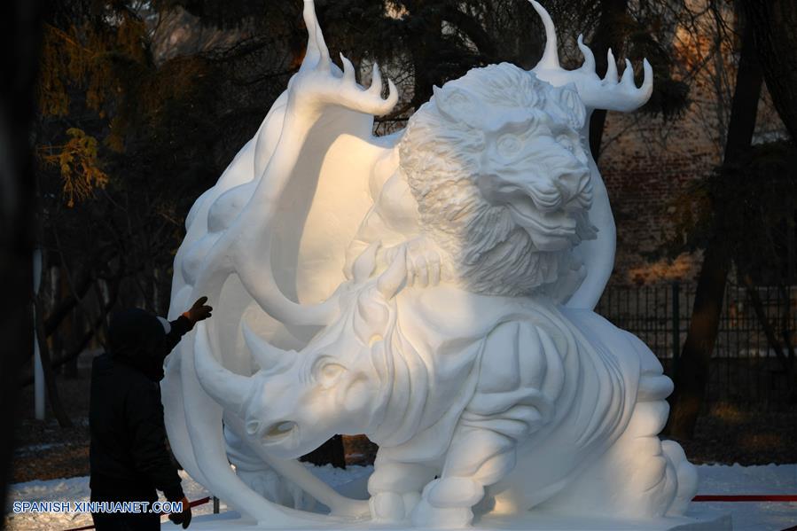 CHINA-HARBIN-ESCULTURAS DE NIEVE