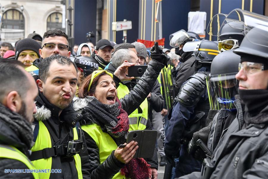 FRANCIA-PARIS-CHALECOS AMARILLOS-PROTESTA