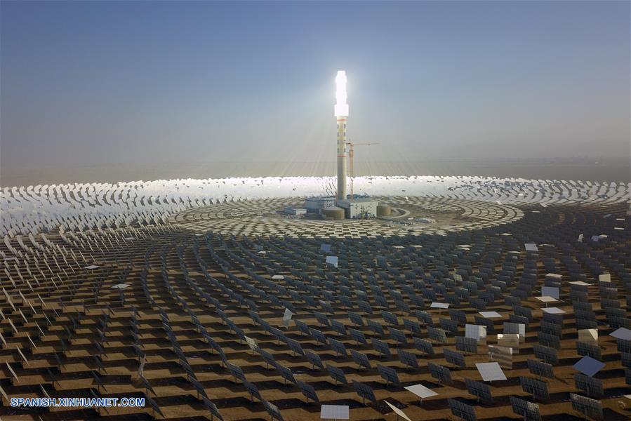 CHINA-GANSU-PLANTA DE ENERGIA SOLAR TERMICA-SERIE 