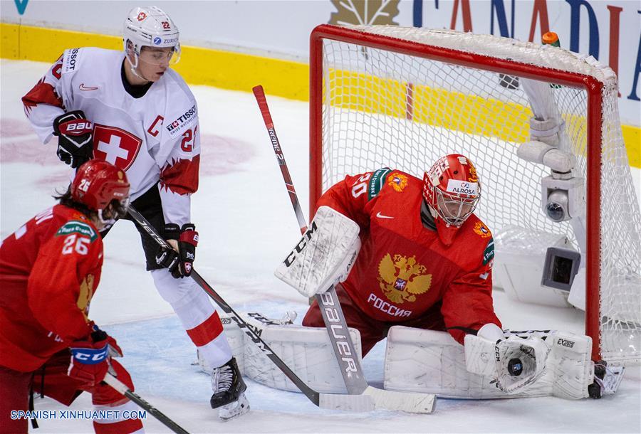 CANADA-VANCOUVER-IIHF-HOCKEY SOBRE HIELO-CAMPEONATO MUNDIAL JUNIOR-RUSIA VS SUIZA