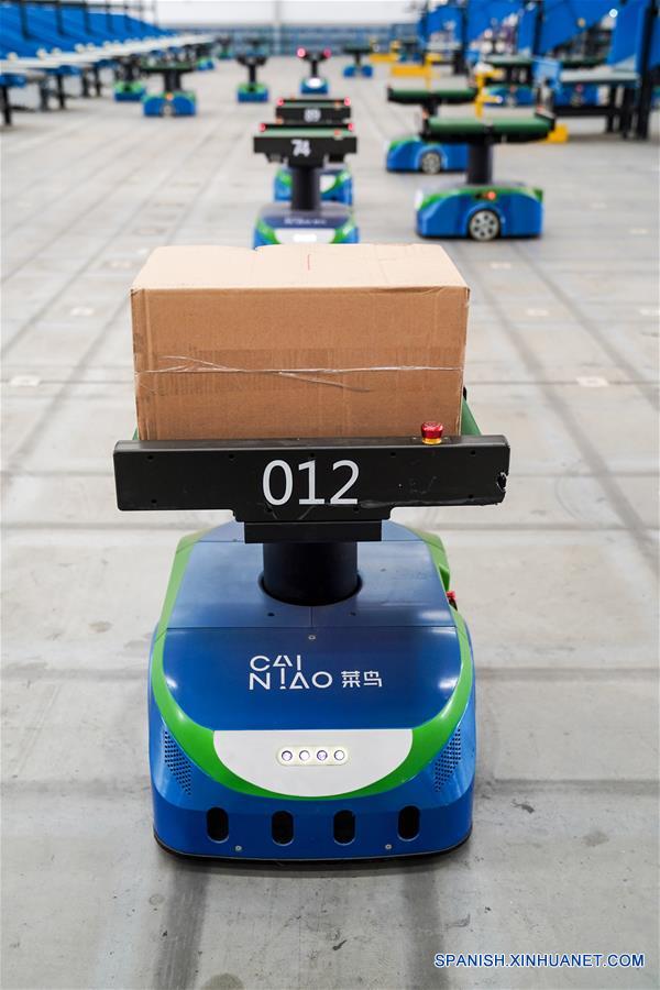 CHINA-JIANGSU-ROBOTS-CENTRO DE DISTRIBUCION DE PAQUETES