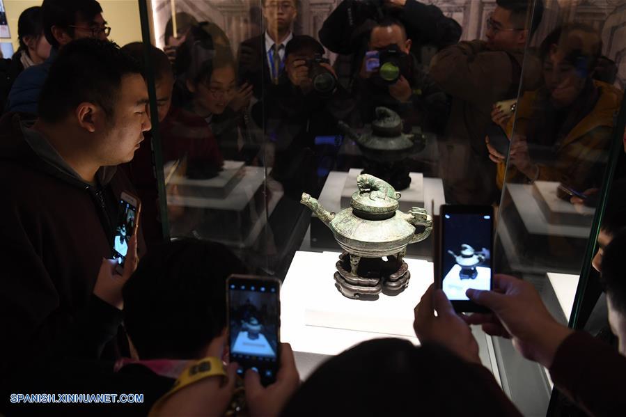 CHINA-BEIJING-EXHIBICION-RELIQUIA CULTURAL REGRESO