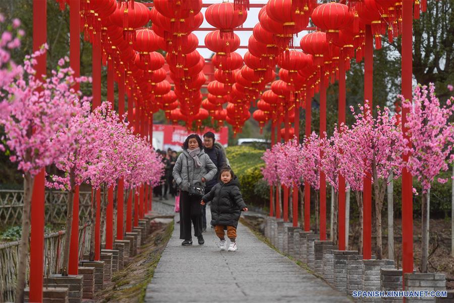 CHINA-ZHEJIANG-FESTIVAL DE PRIMAVERA-CELEBRACION 