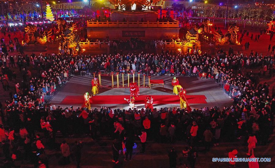 CHINA-HEBEI-FESTIVAL DE LOS FAROLES-CELEBRACION