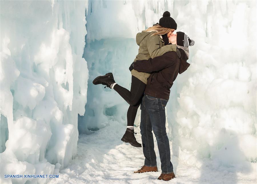 EEUU-WISCONSIN-CASTILLO DE HIELO