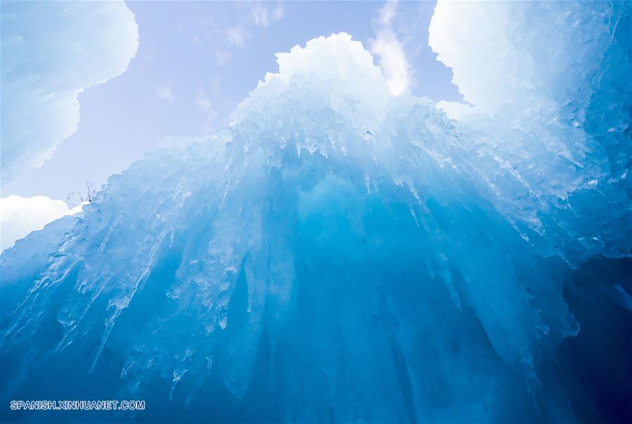 EEUU-WISCONSIN-CASTILLO DE HIELO
