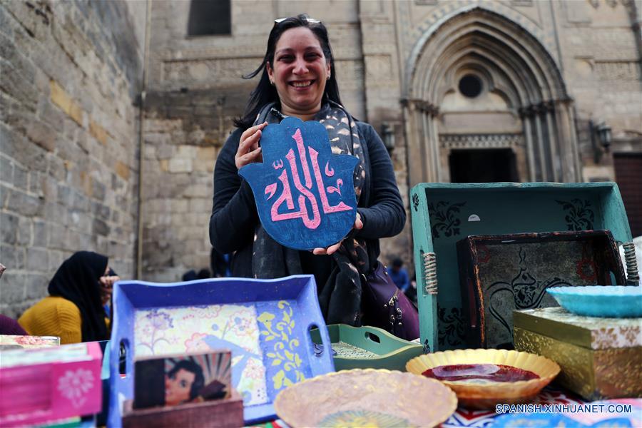 EGIPTO-CAIRO-DIA INTERNACIONAL DE LA MUJER-EXPOSICION