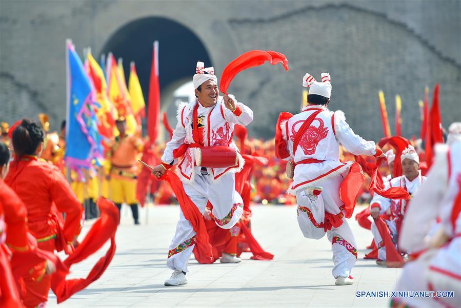 CHINA-HEBEI-ER YUE ER-ACTIVIDADES FOLCLORICAS