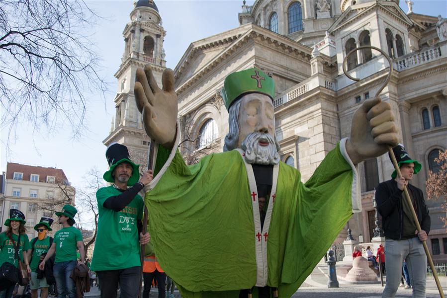 HUNGRIA-BUDAPEST-DIA DE SAN PATRICIO-CELEBRACION