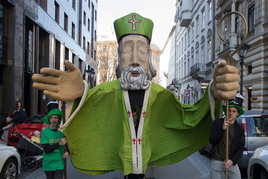 HUNGRIA-BUDAPEST-DIA DE SAN PATRICIO-CELEBRACION
