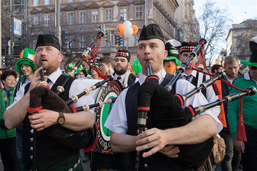 HUNGRIA-BUDAPEST-DIA DE SAN PATRICIO-CELEBRACION