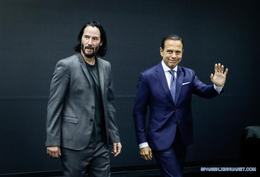 BRASIL-SAO PAULO-KEANU REEVES-REUNION