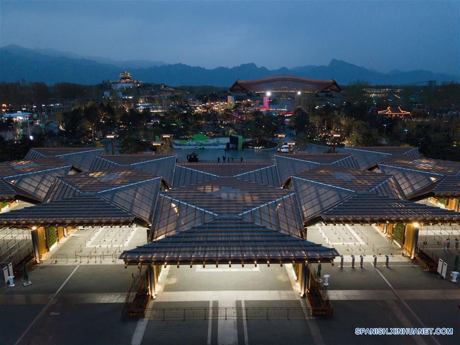 CHINA-BEIJING-EXPOSICION DE HORTICULTURA-SEDES