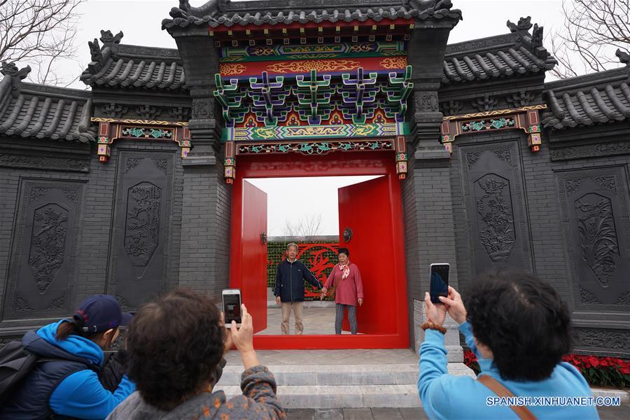 CHINA-BEIJING-EXPOSICION DE HORTICULTURA-PRUEBA