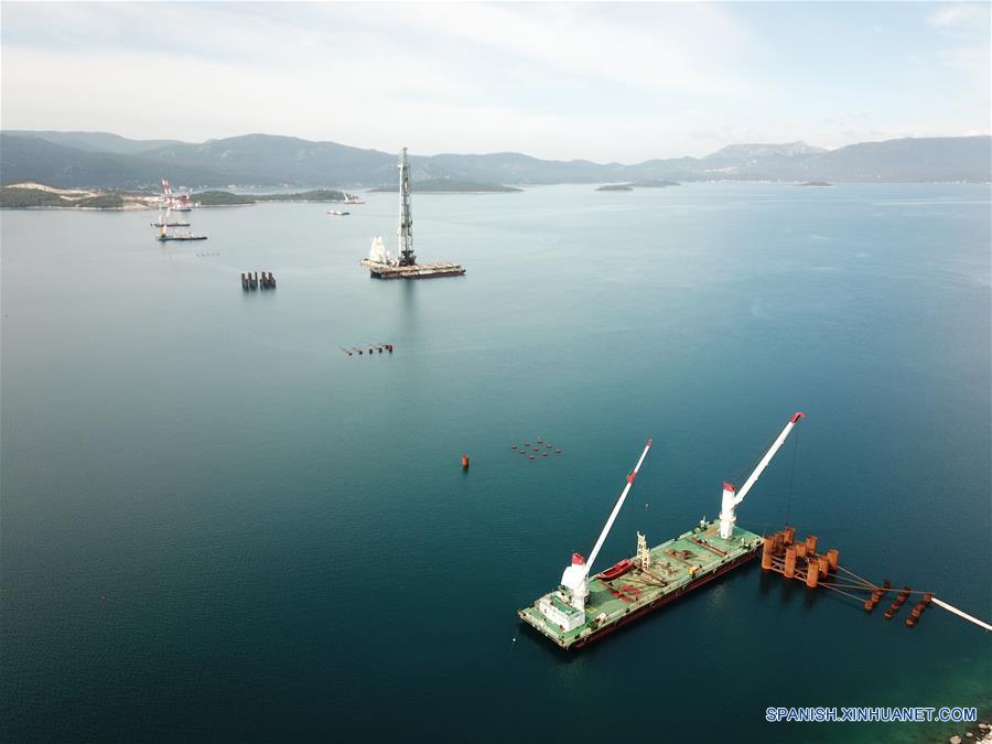 CROACIA-KOMARNA-PUENTE PELJESAC-CONSTRUCCION