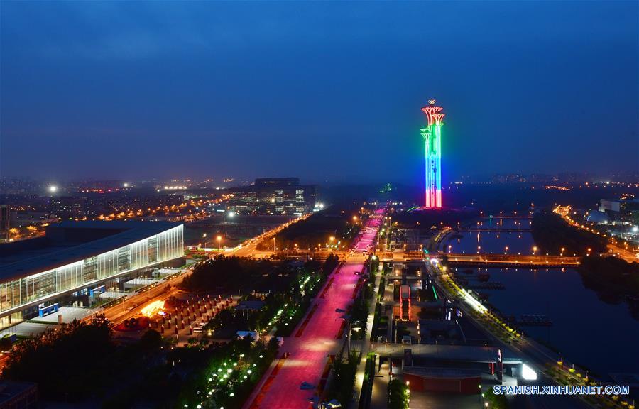 CHINA-BEIJING-CDAC-ESPECTACULO DE LUCES