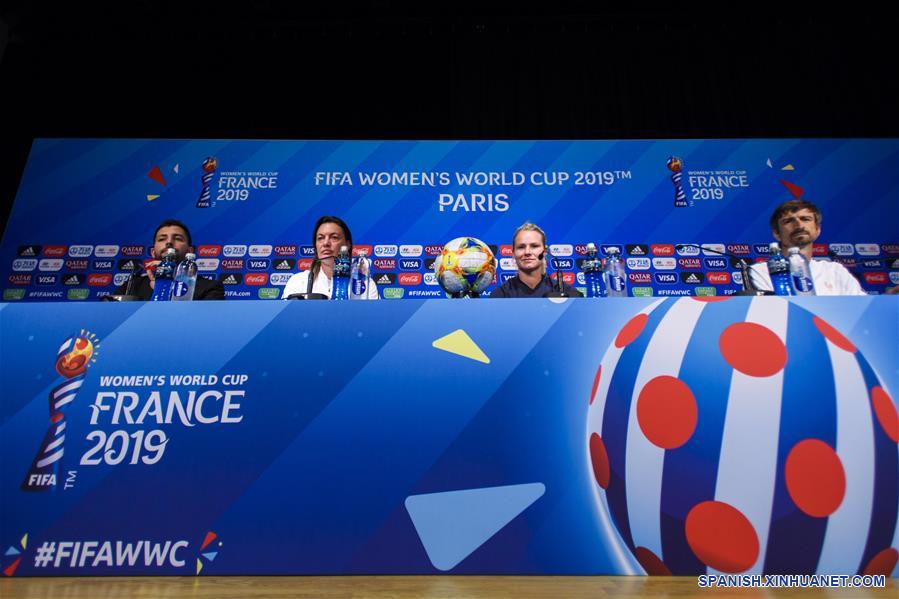 FRANCIA-PARIS-COPA MUNDIAL FEMENINA DE LA FIFA FRANCIA 2019-CONFERENCIA
