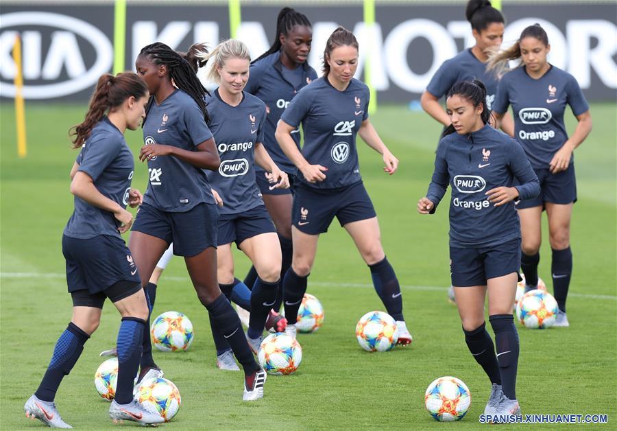 FRANCIA-PARIS-COPA MUNDIAL FEMENINA DE LA FIFA 2019-ENTRENAMIENTO