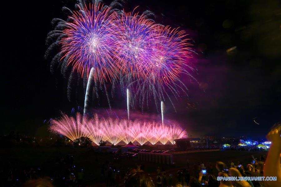 CROACIA-ZAGREB-FUEGOS ARTIFICIALES
