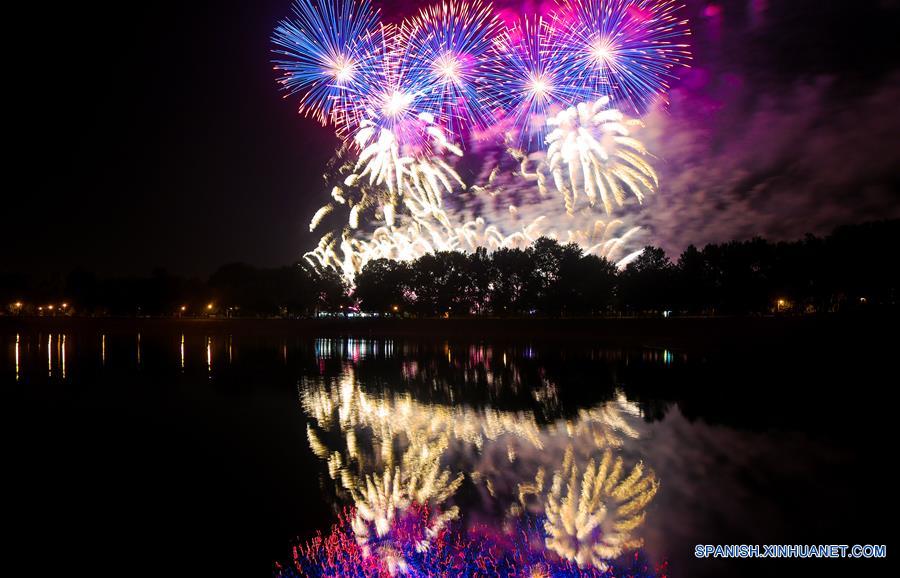 CROACIA-ZAGREB-FUEGOS ARTIFICIALES