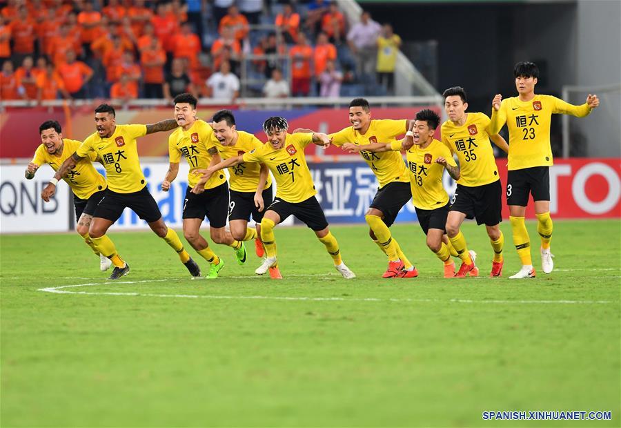 CHINA-SHANDONG-AFC-LIGA DE CAMPEONES-SHANDONG LUNENG FC VS GUANGZHOU EVERGRANDE FC