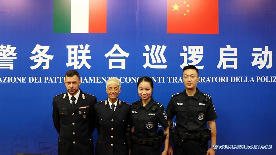 CHINA-GUANGDONG-ITALIA-POLICIA-PATRULLAJE CONJUNTO