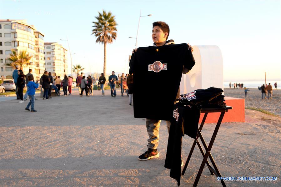 CHILE-LA SERENA-ECLIPSE SOLAR