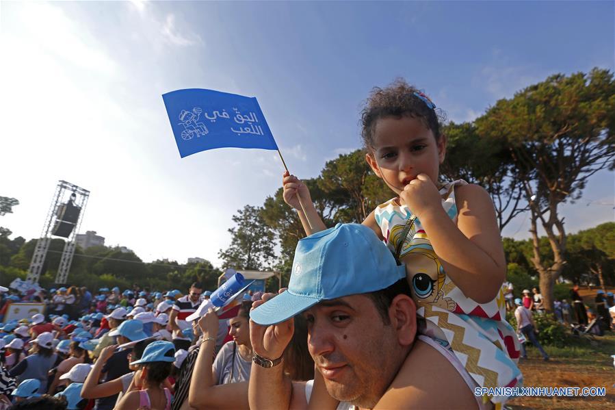 LIBANO-BEIRUT-UNICEF-FESTIVAL POR LOS DERECHOS DE LOS NIÑOS