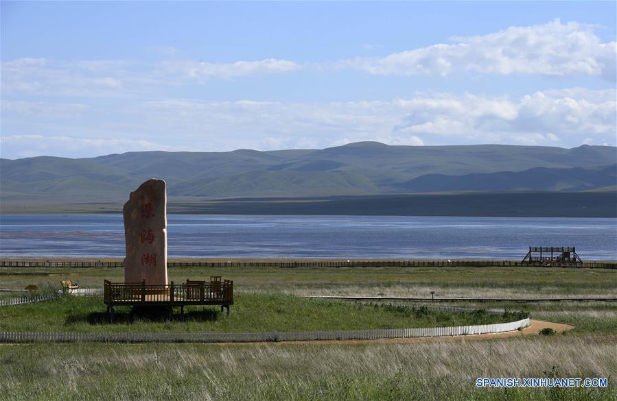 CHINA-GANSU-LAGO GAHAI-ECOLOGIA