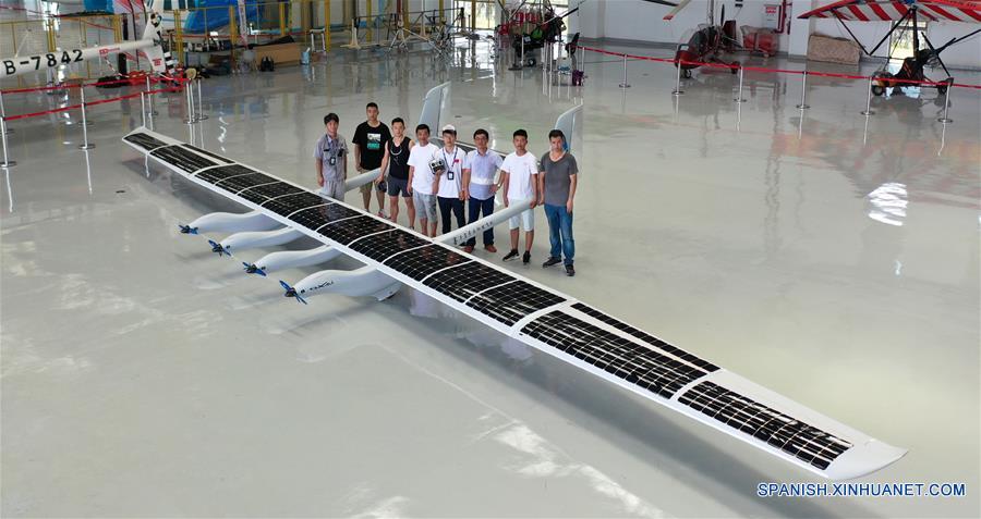 CHINA-ZHEJIANG-MOZI 2-ENERGIA SOLAR-AVION NO TRIPULADO-VUELO INAUGURAL