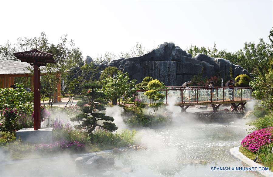 CHINA-BEIJING-EXPOSICION DE HORTICULTURA-DIA DE SICHUAN 