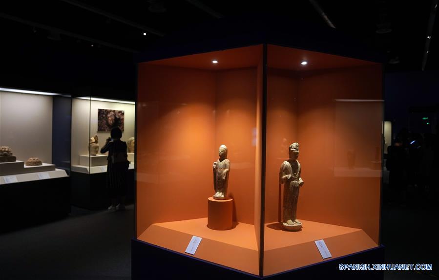 CHINA-BEIJING-EXPOSICION DE ESTATUAS BUDISTAS 